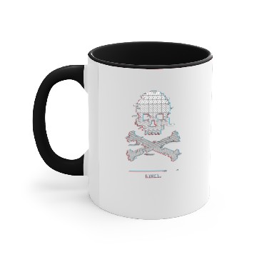 Discover Game over loading 3d glitch Accent Mugs