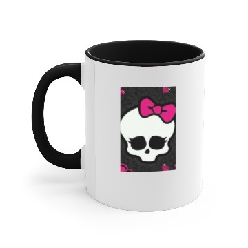 Discover Monster high skull logo Accent Mugs