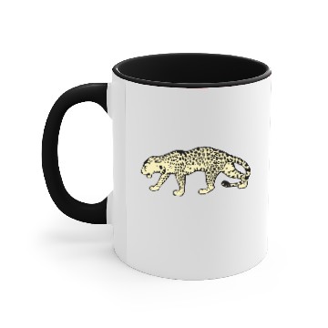 Discover cheetah cat jaguar leopard ocelot gepard wildcat40 Accent Mugs