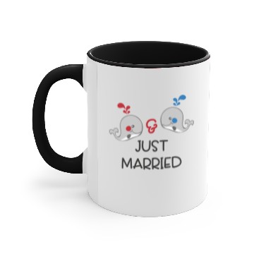 Discover just married Accent Mugs