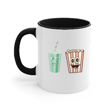 Discover popcorn and soda Accent Mugs