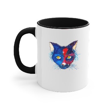 Discover Galaxy Cat Accent Mugs