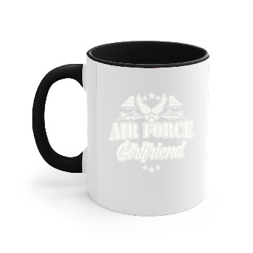 Discover Air Force Girlfriend Accent Mugs