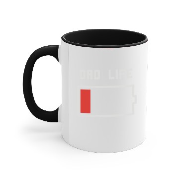Discover Dad Life Accent Mugs