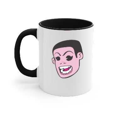 Discover Big Head Scream Accent Mugs