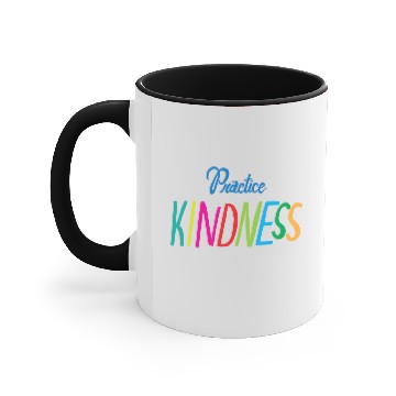 Discover Practice Kindness Accent Mugs