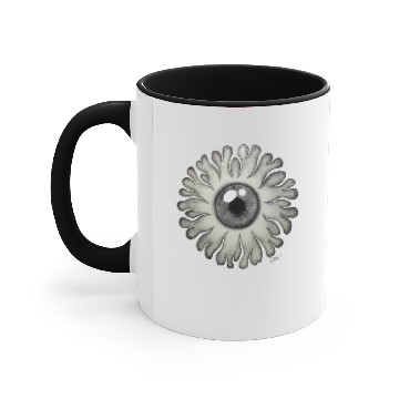 Discover Fire Eye Graphite Accent Mugs