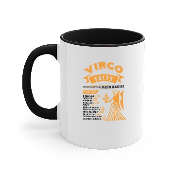 Discover VIRGO FACTS Accent Mugs