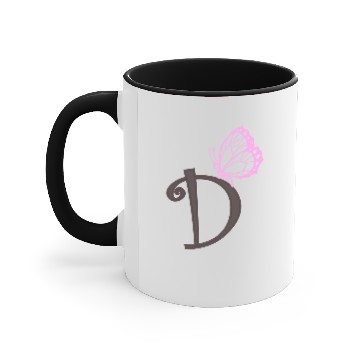 Discover initial D Accent Mugs