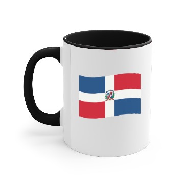Discover flag dominican republic Accent Mugs