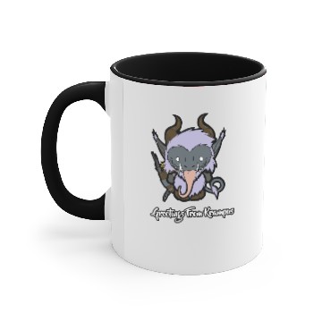 Discover Greetings from Krampus Accent Mugs