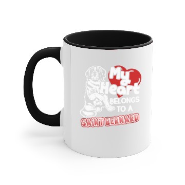 Discover Saint Bernard Accent Mugs