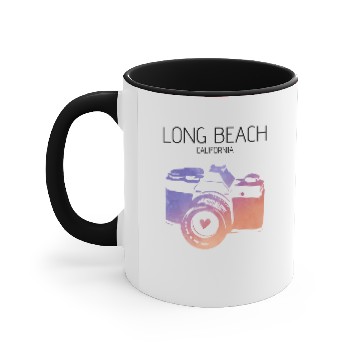 Discover Camera Long Beach Accent Mugs