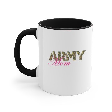 Discover Army mom Accent Mugs