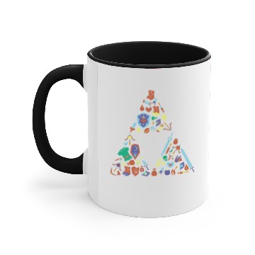 Discover Zelda Item Triforce Accent Mugs