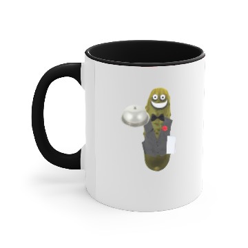 Discover Waiter Pickle Accent Mugs