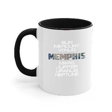 Discover Solar System Planet Earth Memphis Gift Accent Mugs