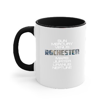 Discover Solar System Planet Earth Rochester Gift Accent Mugs