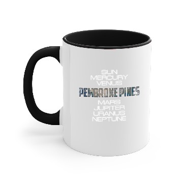 Discover Solar System Planet Earth Pembroke Pines Gift Accent Mugs