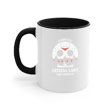Discover Crystal Lake Camp Counselor Accent Mugs
