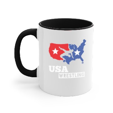 Discover Wrestling Accent Mugs