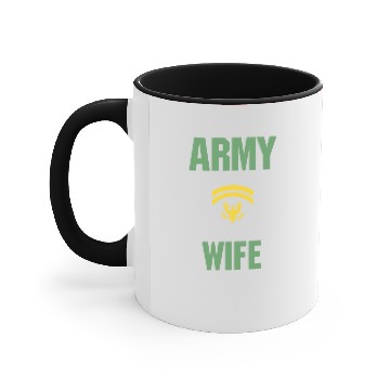 Discover Army Wife Accent Mugs