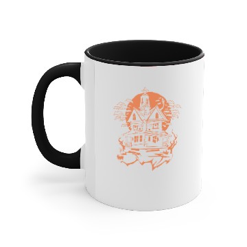 Discover Haunted House Accent Mugs