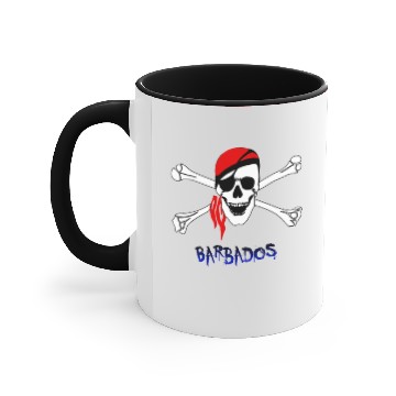 Discover pirate - barbados Accent Mugs