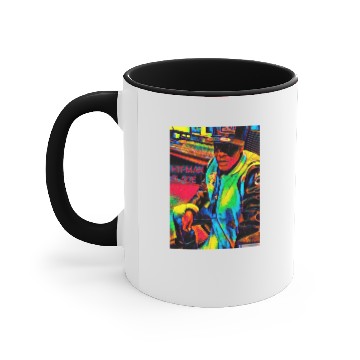 Discover Hit-Man Slade,art #2 Accent Mugs