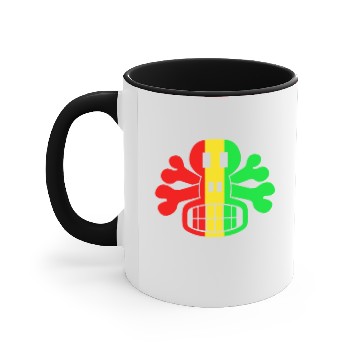 Discover RASTA SKULL AND CROSSBONES Accent Mugs