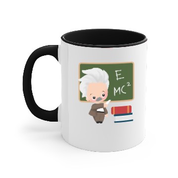 Discover Albert Einstein Theory of Relativity Accent Mugs
