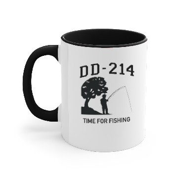 Discover dd214 Accent Mugs Lucky Gone Fishing Accent Mugs