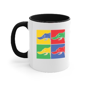 Discover Platypus Popart Accent Mugs