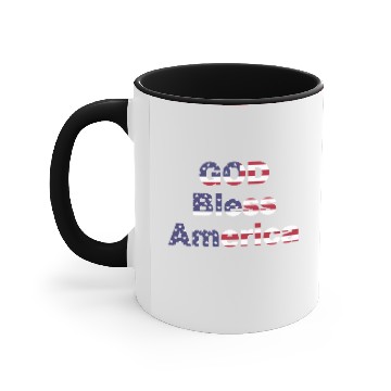 Discover God Bless America Accent Mugs