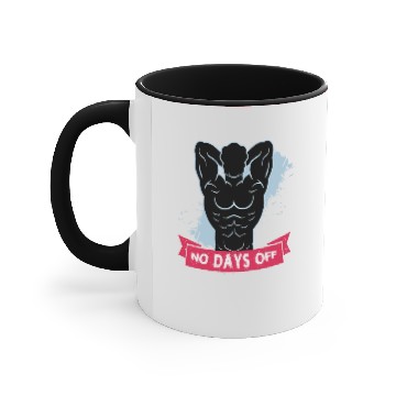 Discover no days off Accent Mugs