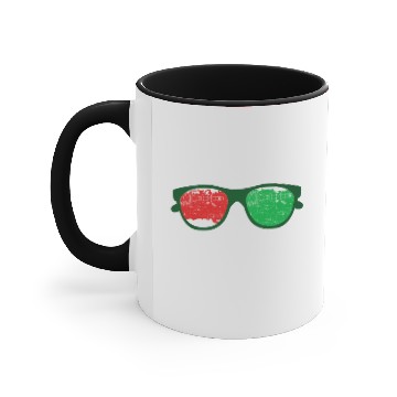 Discover psychedelic goa nerd brille Accent Mugs