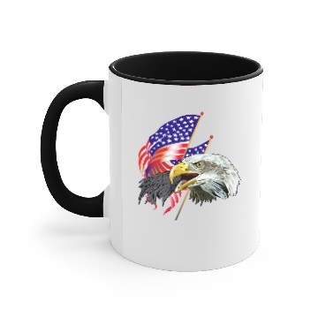 Discover Eagle American,Bald Eagle,USA Eagle,Bird Accent Mugs