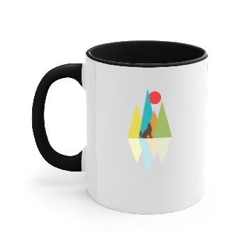 Discover wolf mountain Accent Mugs