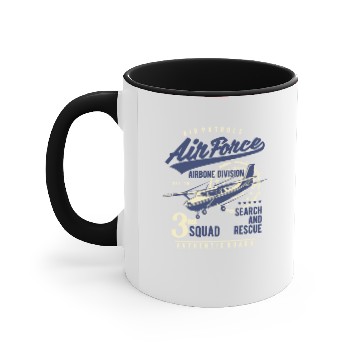 Discover Air Force Squad Accent Mugs Airbone Rescue Gifts