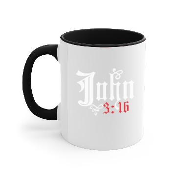 Discover JOHN 3:16 Accent Mugs