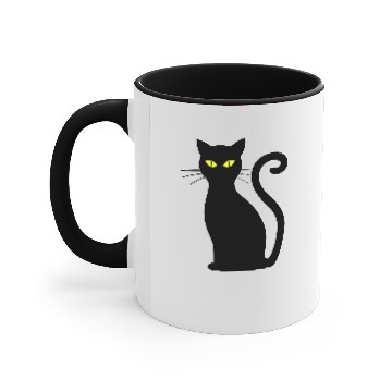 Discover Halloween Cat Accent Mugs