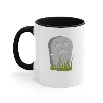 Discover gravestone halloween Accent Mugs