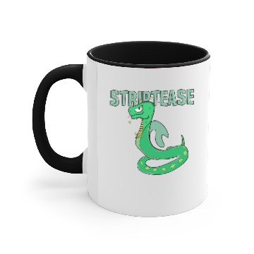 Discover Striptease undressing Snake skin joking Accent Mugs