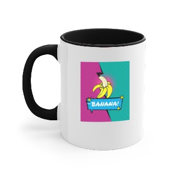 Discover Banana Fancy Accent Mugs