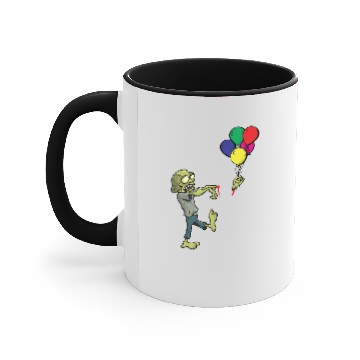 Discover Zombie loses arm Funny Halloween Accent Mugs