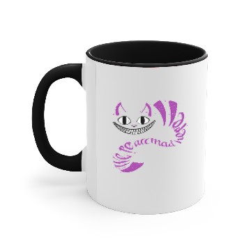 Discover We're All Mad Here Accent Mugs