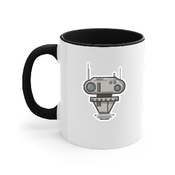 Discover Robot future technology science gift idea modern Accent Mugs