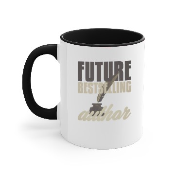 Discover Author Writer Future Best Selling Author Accent Mugs
