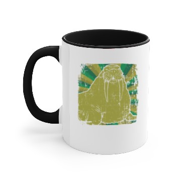 Discover Walrus Arctic animal Accent Mugs