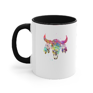Discover Buffalo skull Accent Mugs
